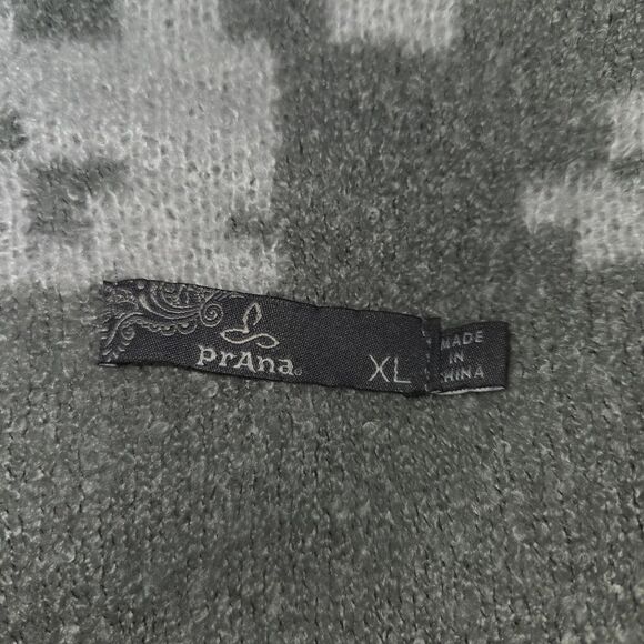 Prana Alberta Reversible Wool Blend Shawl Open Front Cardigan Sweater Size XL - Picture 7 of 8